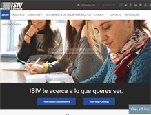 Tablet Screenshot of isiv.edu.ar